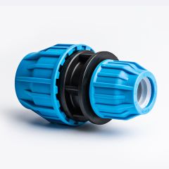 MDPE Compression Fitting Plain Reducing Coupler